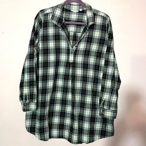 J jill uncommon top long sleeve size large